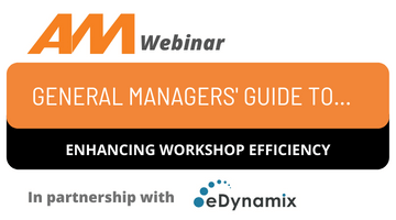 AM webinar: GM's guide to enhancing workshop efficiency AM网络研讨会:通用汽车效率的指南