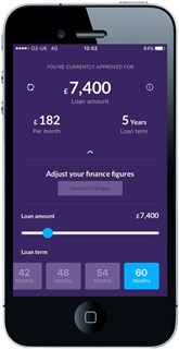 CarFinance 247 app screen