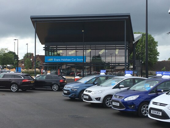 Set for rebrand: Evans Halshaw Car Store division