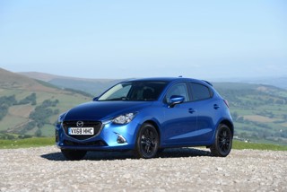 Mazda2 Black+ Edition in blue