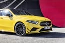 A yellow Mercedes-AMG A 35 4MATIC (2018) 