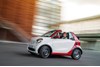 Driving shot of a Smart fortwo cabrio 2016