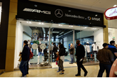 Mercedes-Benz Retail's pop-up store in Birmingham’s Bullring shopping centre