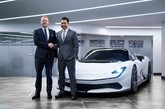 Dan Connell, chief brand officer at Automobili Pininfarina, and HR Owen CEO Ken Choo