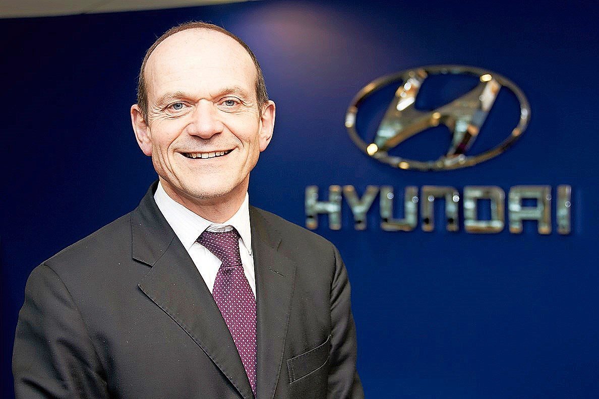 Outgoing Hyundai Motor UK president and chief executive, Tony Whitehorn