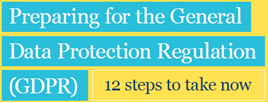 ICO Preparing for the GDPR 12-steps 2017 cover
