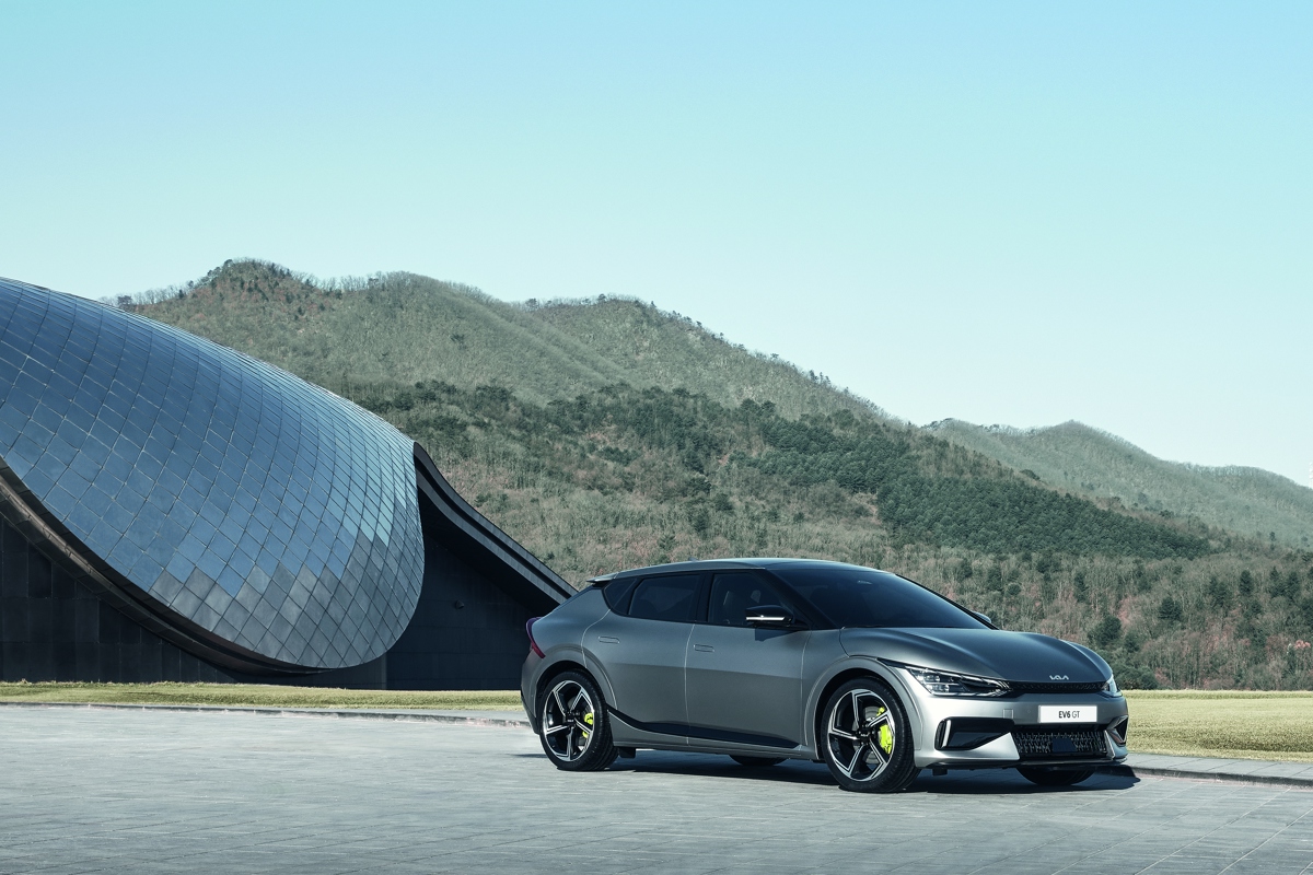 Kia's new EV6 GT electric vehicle (EV) crossover