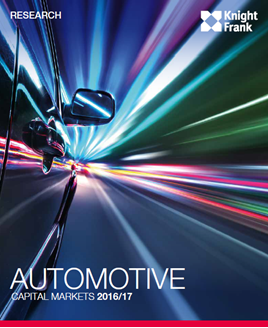 Knight Frank Automotive Capital Markets 2016-17 report cover
