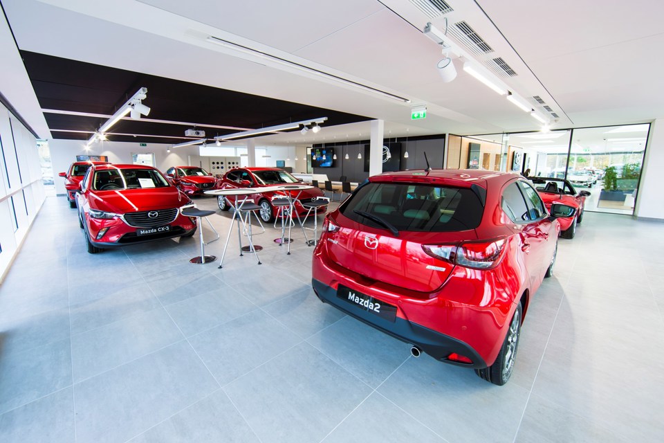 Mazda showroom