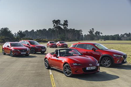 Mazda car range 2016