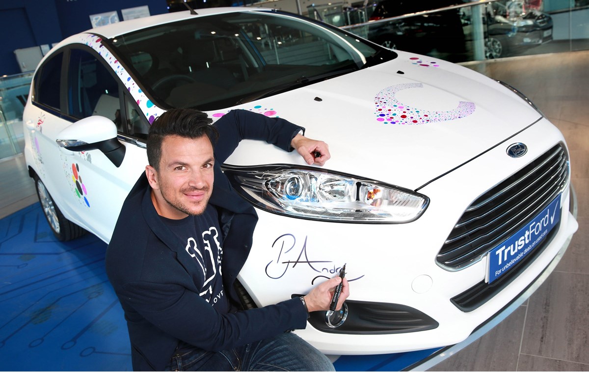 TrustFord partners with Peter Andre in aid of Cancer Research UK