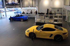 Porsche Centre Bolton refurb showroom 2018 