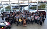 Robins & Day's 11-day ‘Pass the Pudsey’ visited the PSA Group's Coventry HQ