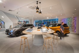 Ford of Britain's retail store at Next's Arndale Centre store in Manchester 