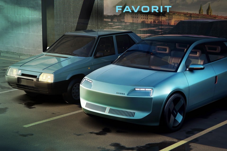 Škoda unveils electric reimagining of the iconic Favorit
