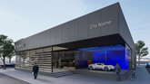 Maserati dealership employing Italian brands' new OTO Retail project corporate identity (CI)