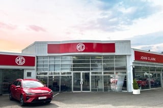 John Clark's new MG dealership in Perth