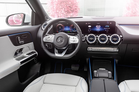 Inside the new ​Mercedes-Benz EQA compact SUV