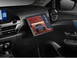 Citroen C4 iPad holder