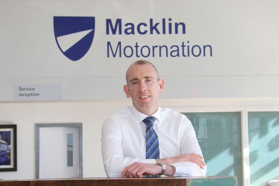 Macklin Motors' Motornation Glasgow branch manager, Ian Hunter