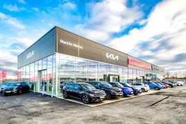 Vertu Motors' new Macklin Motors Kia, Peugeot and MG dealership at Newbridge, Edinburgh 