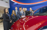 Ford Chairperson's Awards: Ford Bolton's (from left) Stephanie Barr, Alia Ahmed, Adam Hendry, Zack Rahman (General Sales Manager), Leanne Gregory, Samantha Bickerdike and Rebecca Blackhall