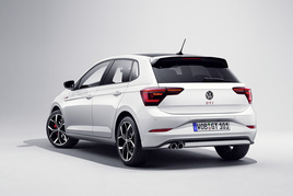 Rear view of the new Polo GTI