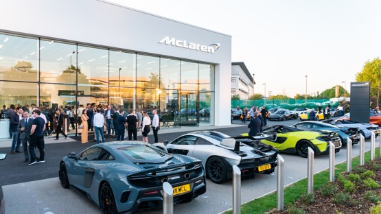 Cambria Automobiles' Grange Motors McLaren Automotive supercar dealership in Hatfield