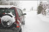 4x4 in the snow