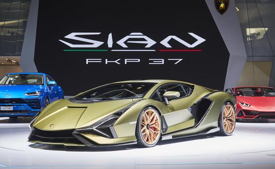 Lamborghini's first electrified supercar, the Sián