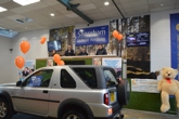 A Land Rover Freelander goes under the hammer at a Shoreham Vehicle Auctions (SVA) charity auction