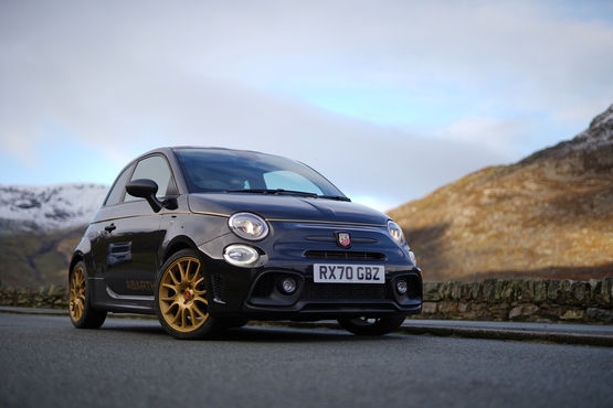 The limited edition Abarth 595 Scorpioneoro