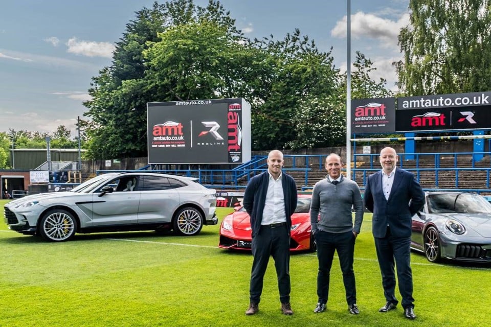 Rob Milner, sales director at Redline Specialist Cars; Neil McGawley, managing director at AMT Auto; and John Graeme, operations director at Redline Specialist Cars
