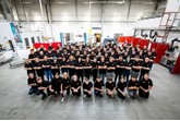 An intake of Arnold Clark apprentices in Glasgow