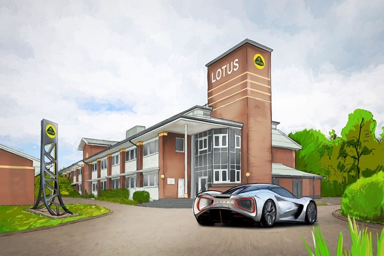 Artist's impression: Lotus Engineering's Advanced Technology Centre in Warwick