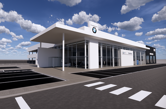 Artist's impression: the new Stratstone BMW and Mini Hull showroom