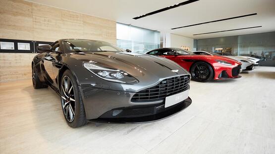 Inside HR Owen's award-winning Aston Martin dealership in Cheltenham