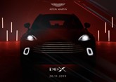 Order books will open for Aston Martin's first SUV, the DBX, on November 20