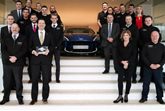 Award winners: The team at Leven Car Company's Edinburgh Aston Martin showroom