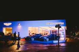 Stratstone's Aston Martin Wilmslow showroom