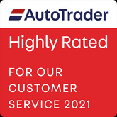 Auto Trader Highly Rated 2021 logo