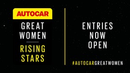 Autocar's Great Women Rising Stars initiative 2021 - nomination window now open