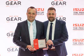 Isuzu's Dealer of the Year award winner Roger Young