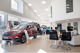 Barretts Honda showroom refurb 