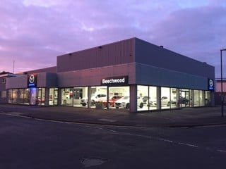 Award winner: Beechwood Motor Group's Mazda UK car dealership in Derby