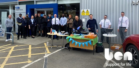 TrustFord was one of the car retail group's to embrace Ben's Big Breakfast charity fund-raiser in 2021