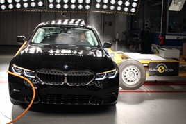 The BMW 3 Series was handed a five-star Euro NCAP rating after undergoing Thatcham Research's cash tests