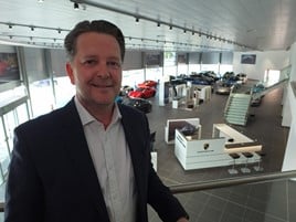 Bowker Motor Group chief executive, Paul Bowker, at the group's new Porsche Centre in Preston