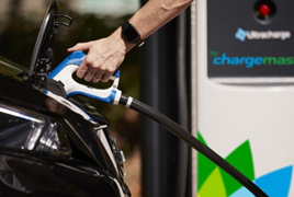 A Chargemaster EV charge point