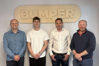 Jack Allman (Bumper CCO), Sam Meekins (Cocoon co-founder), David Bray (Cocoon co-founder), James Jackson (Bumper CEO).